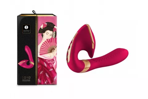 Shunga SOYO RASPBERRY - Luxus vibrátor, Bordó