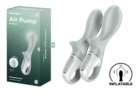 Satisfyer Air Pump Booty 3 - g-pont, szürke